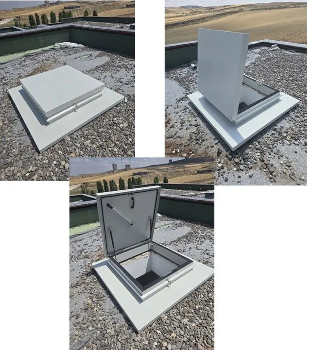 Teras Çatı Çıkış Kapak  